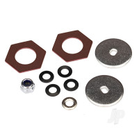 Rebuild kit, slipper clutch (Steel disc (2 pcs) / friction insert (2 pcs) / 4.0mm NL (1pc) / spring washers (4 pcs), metal washer (1pc))