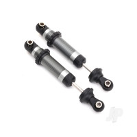 Shocks, GTS, Silver aluminium (assembled with spring retainers) (2 pcs)