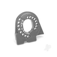Motor mount plate, 6061-T6 aluminium (Charcoal Grey-anodised)