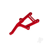 Chassis brace, front, 6061-T6 aluminium (Red-anodised)