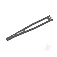 Battery hold-down, 6061-T6 aluminium (Grey-anodised)