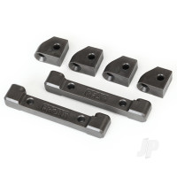 Mounts, suspension arms (Front & Rear) / hinge pin retainers (4 pcs)
