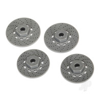 Wheel Hubs, hex (disc brake rotors) (4 pcs)