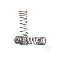 Spring, shock, 139mm (natural finish) (GTR) (progressive, 1.250 rate, Blue stripe) (2 pcs)
