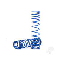 Spring, shock, Front (Blue) (GTR) (progressive, 0.833 rate, White stripe) (2 pcs)
