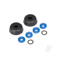 Double seal kit, GTR shocks (x-rings (4 pcs) / 4x6x0.5mm PTFE-coated washers (2 pcs) / bottom caps (2 pcs)) (renews 2 shocks)