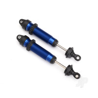 Shocks, GTR, 139mm, aluminium (Blue-anodised) (fully assembled without springs) (Rear, threaded) (2 pcs)