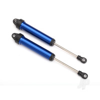 Shocks, GTR, 160mm, aluminium (Blue-anodised) (fully assembled without springs) (Rear, no threads) (2 pcs)