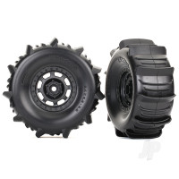 Tyres and Wheels, Assembled Glued Desert Racer Wheels (2 pcs)
