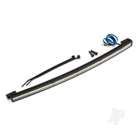 LED light bar, roof (curved, high-voltage) (52 White LEDs (single row), 202mm wide)