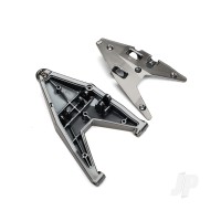 Suspension arm, lower left / arm insert (Satin Black Chrome-plated) (assembled with hollow ball)