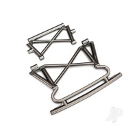 Bumper, Front / bumper support (Satin Black Chrome-plated)