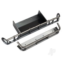 Bumper, Rear / bumper extension (Satin Black Chrome-plated)