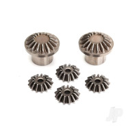 Gear Set, Rear Differential (output gears (2 pcs) / spider gears (4 pcs)) (#8581 required to build complete Differential)