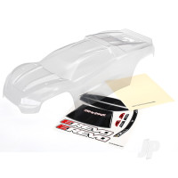 Body, E-Revo (Clear, requires painting)/window, grille, lights decal sheet