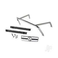 Grille, Mercedes-Benz G 63 / roll bar / mounts, left & right / 2.6x8 BCS (self-tapping) (2 pcs) / 2.5x10 CS (4 pcs) (fits #8825 Body)