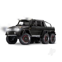 TRX-6 Mercedes-Benz G 63 AMG 1:10 6X6 RTE Scale & Trail Crawler, Black (+ TQi 4-ch, XL-5 HV, Titan 550, Clipless Body)