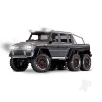 TRX-6 Mercedes-Benz G 63 AMG 1:10 6X6 RTE Scale & Trail Crawler, Silver (+ TQi 4-ch, XL-5 HV, Titan 550, Clipless Body)