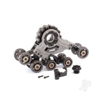 Traxx, Rear, left (assembled) (requires #8886 stub axle, #7061 GTR shock, & #8896 rubber track)