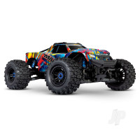Maxx 1:10 4WD RTR Monster Truck, Rock-n-Roll (+ TQi 2-ch, VXL-4S, Velineon 540XL, TSM, WideMaxx, Clipless Body)
