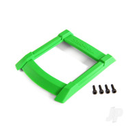 Skid plate, roof (Body) (Green) / 3x12mm CS (4 pcs)