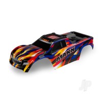 Body, Maxx, Yellow (painted, decals applied) (fits Maxx with extended chassis (352mm wheelbase))