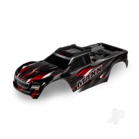 Body, Maxx, Red (painted, decals applied) (fits Maxx with extended chassis (352mm wheelbase))
