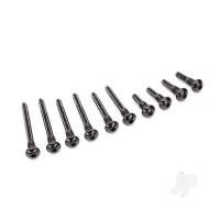Suspension screw pin Set, Front or Rear (hardened Steel), 4x18mm (4 pcs), 4x38mm (2 pcs), 4x33mm (2 pcs), 4x43mm (2 pcs)