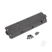Skid plate, Center/ 4x20 CCS (4)/ 3x10 CS (4) (fits Maxx with extended chassis (352mm wheelbase))