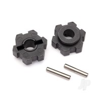 Wheel Hubs, hex (2 pcs) / 2.5x12 pins (2 pcs)