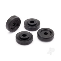 Wheel washers, Black (4 pcs)
