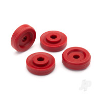 Wheel washers, Red (4 pcs)