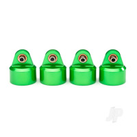 Shock caps, aluminium (Green-anodised), GT-Maxx shocks (4 pcs)