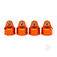 Shock caps, aluminium (Orange-anodised), GT-Maxx shocks (4 pcs)