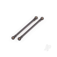 Toe links, 119.8mm (108.6mm centre to centre) (Black) (2) (for use with #8995 WideMaxx suspension kit)