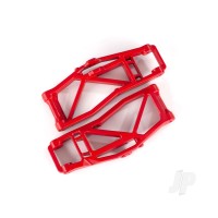 Suspension arms, lower, Red (left and right, Front or Rear) (2 pcs) (for use with #8995 WideMaxx suspension kit)
