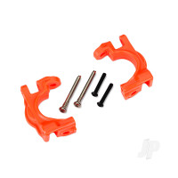 Caster blocks (c-hubs), extreme heavy duty, Orange (left & right) / 3x32mm hinge pins (2) / 3x20mm BCS (2) (for use with #9080 upgrade kit)