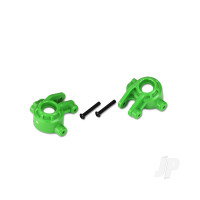 Steering blocks, extreme heavy duty, Green (left & right) / 3x20mm BCS (2 pcs) (for use with #9080 upgrade kit)