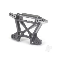 Shock tower, front, extreme heavy duty, Grey (for use with #9080 upgrade kit)