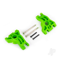 Carriers, stub axle, rear, extreme heavy duty, Green (left & right)/ 3x41mm hinge pins (2)/ 3x20mm BCS (2) (for use with #9080 upgrade kit)