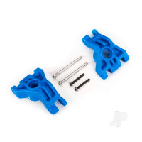 Carriers, stub axle, rear, extreme heavy duty, Blue (left & right)/ 3x41mm hinge pins (2)/ 3x20mm BCS (2) (for use with #9080 upgrade kit)