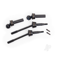Driveshafts, rear, extreme heavy duty, steel spline, constant-velocity with 6mm stub axles (complete assembly) (2) (for use with #9080 upgrade kit plus #5117 bearing set)