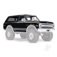 Body, Chevrolet Blazer (1969), Complete (Black) (includes grill, side mirrors, door handles, windshield wipers, Front & Rear bumpers, decals)