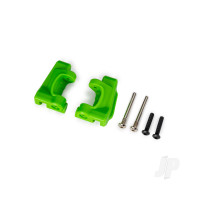Caster blocks (c-hubs), extreme heavy duty, Green (left & right) / 3x26mm hinge pins (2) / 3x15mm BCS (2 pcs) (for use with #9180 and 9181 upgrade kit)
