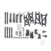 Outer Driveline & Suspension Upgrade Kit, extreme heavy duty, Black (fits Slash 2WD)