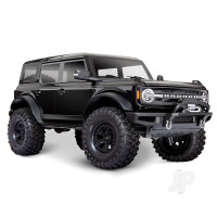 TRX-4 2021 Ford Bronco 1:10 4WD RTE Scale & Trail Crawler, Shadow Black (+ TQi 4-ch, XL-5 HV, Titan 550, Clipless Body)