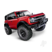 TRX-4 2021 Ford Bronco 1:10 4WD RTE Scale & Trail Crawler, Rapid Red (+ TQi 4-ch, XL-5 HV, Titan 550, Clipless Body)