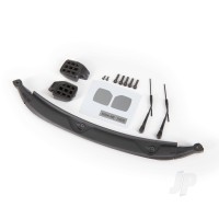 Mirrors, side, Black (left & right)/ windshield wipers (2)/ cowl/ 2.5x8 BCS (3)/ 2.5x10 CS (2)/ 1.6x5 BCS (2) (fits #9211 body)