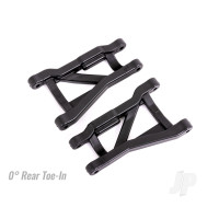 Suspension arms, Black, rear (left & right), heavy duty, 0deg toe angle (2)