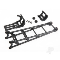 Wheelie bar, Black (assembled) / wheelie bar mount